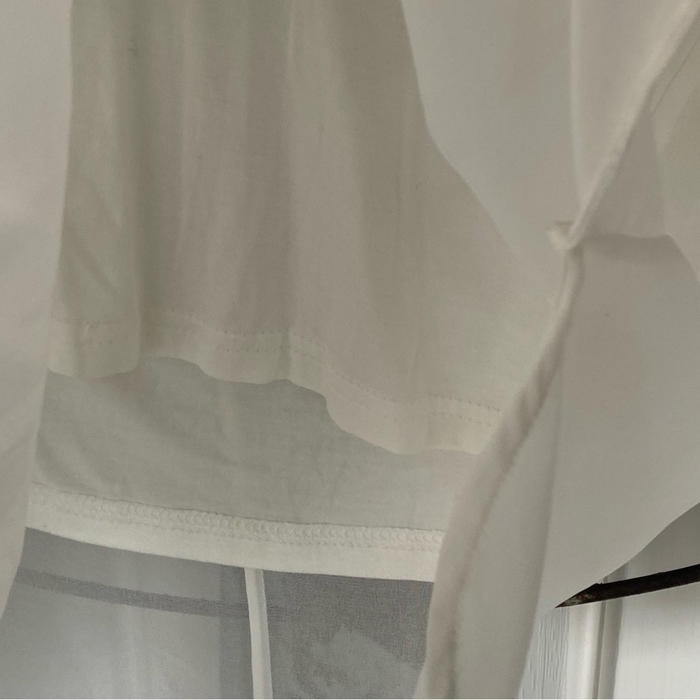 Zara Woman Sheer White Long Sleeve Blouse Size Medium - Picture 5 of 14